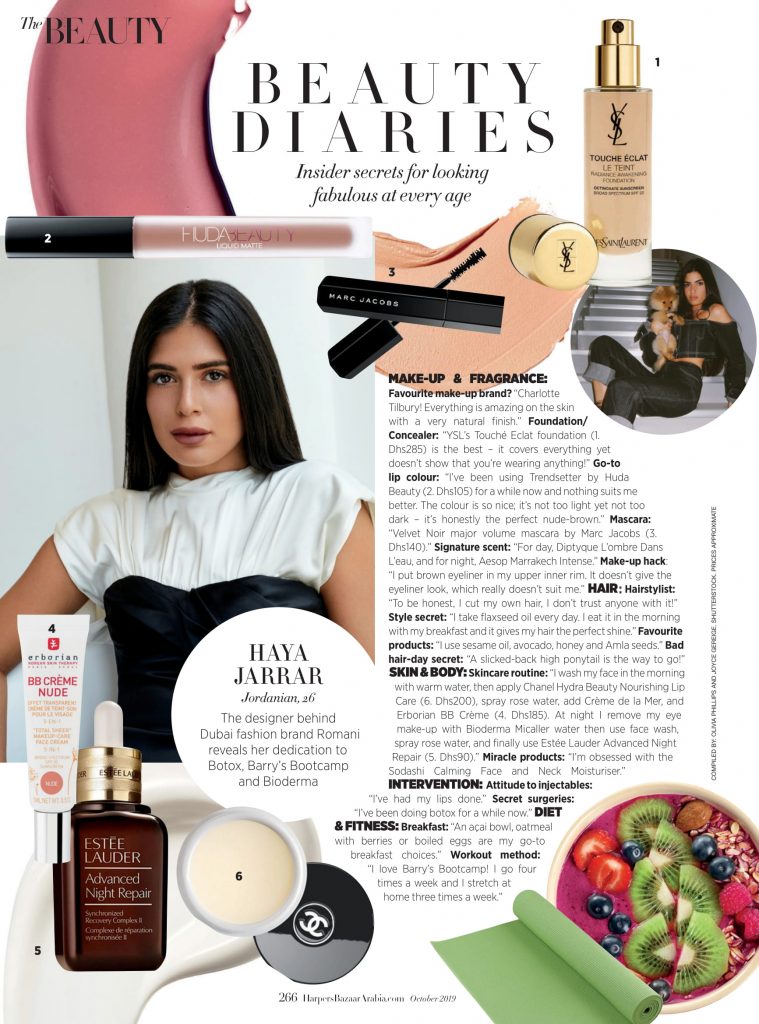 Harper’s Bazaar Arabia Beauty Diaries