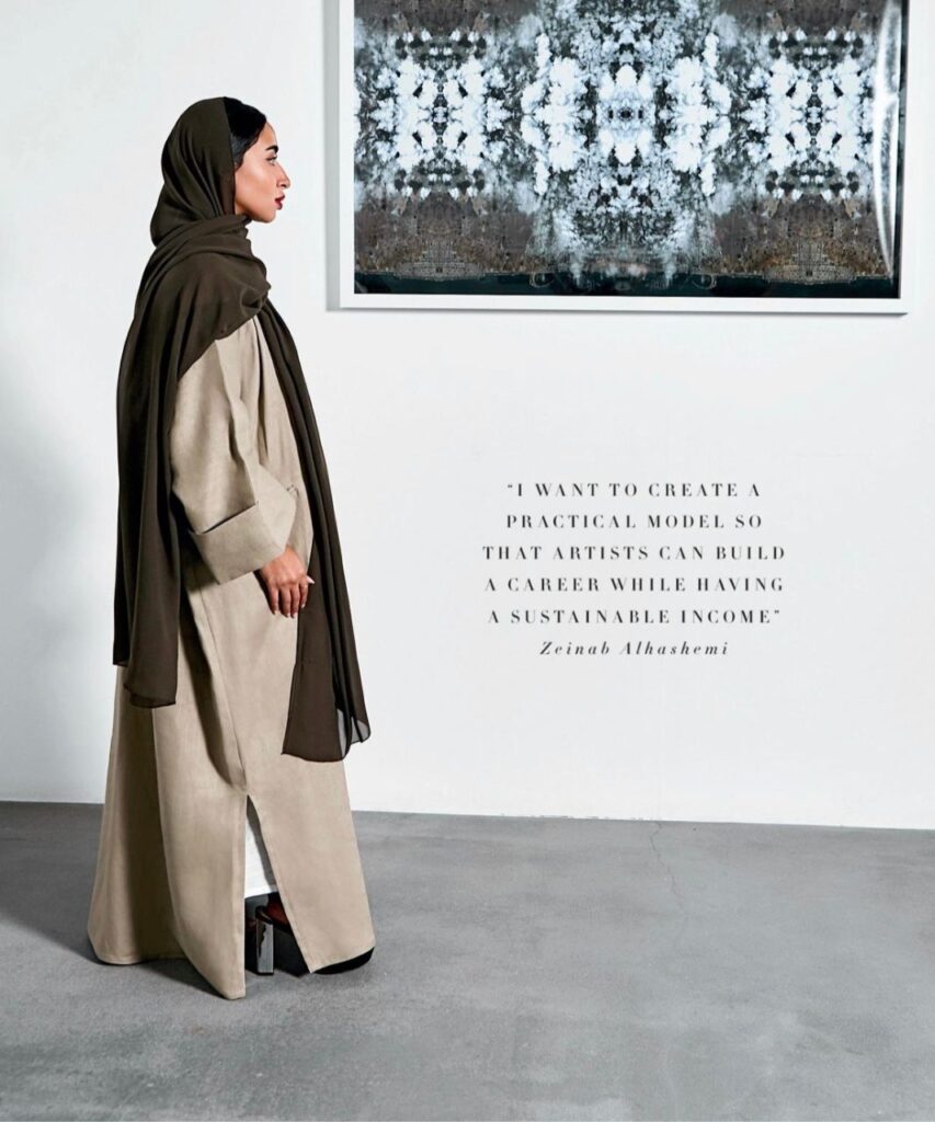 Styling UAE-based architecture designer, Zeinab Alhasemi for Harper's Bazaar Arabia feature.